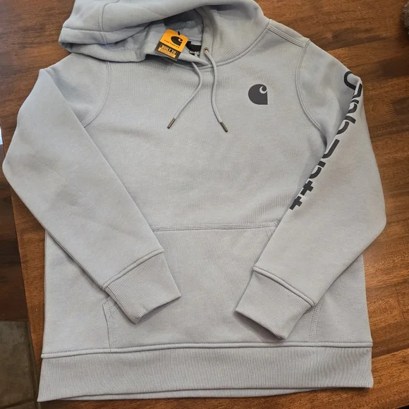 Carhartt Women's Blue Hoodie - Picture 1 of 5